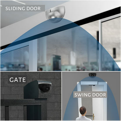 Dewire 24.125 Ghz Microwave Sensor, Automatic Door Radar Sensor, Human Motion Detection for Doors, ATM Malls