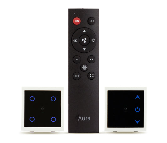 DeWire Home Automation Remote Controlled Switches (Fan Regulator & 1 Light + Four Channel Switch)